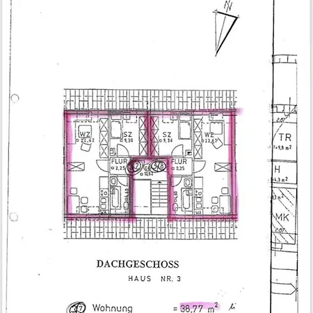 Daire Wieko Leibnizstr. H3, Dg Rechts *